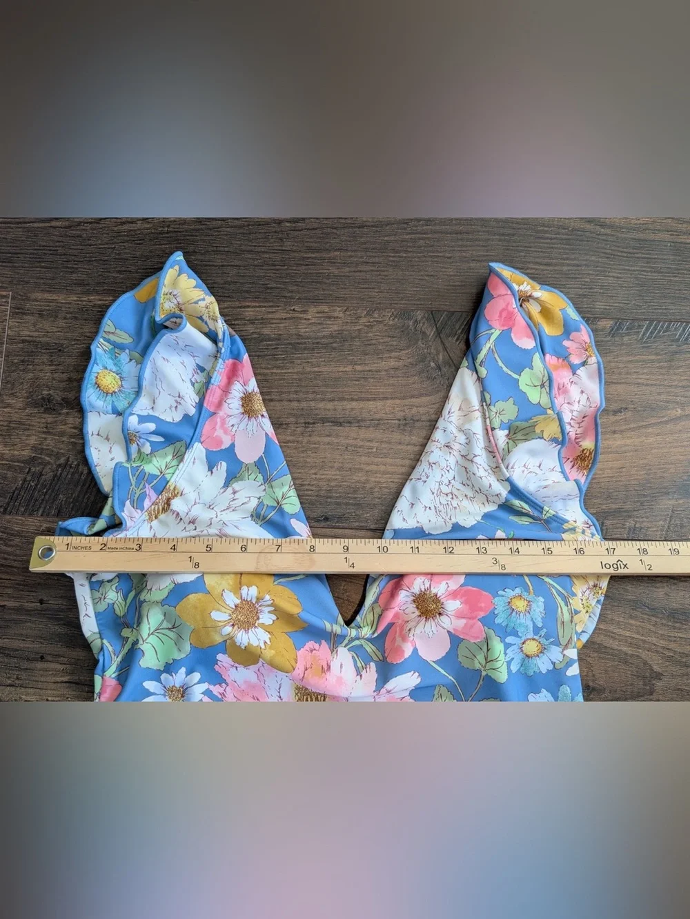 Summersalt The Ruffle Backflip Amelie Floral Print Size 14